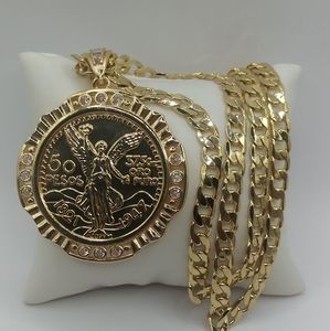 14k Gold plated Mexican coin Centenary